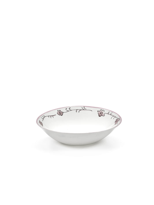 Dark Viola Low Bowls Set of 2
