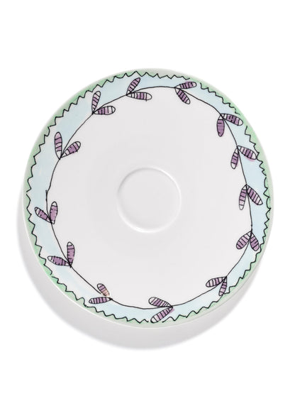 Blossom Milk  Saucer Soup Bowls  Set of 2