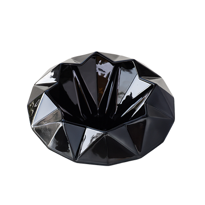 Diamond Inclined Bowl – Black