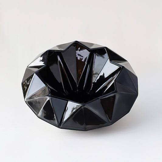 Diamond Inclined Bowl – Black
