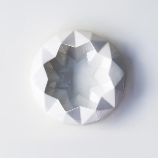 Diamond  Bowl – White