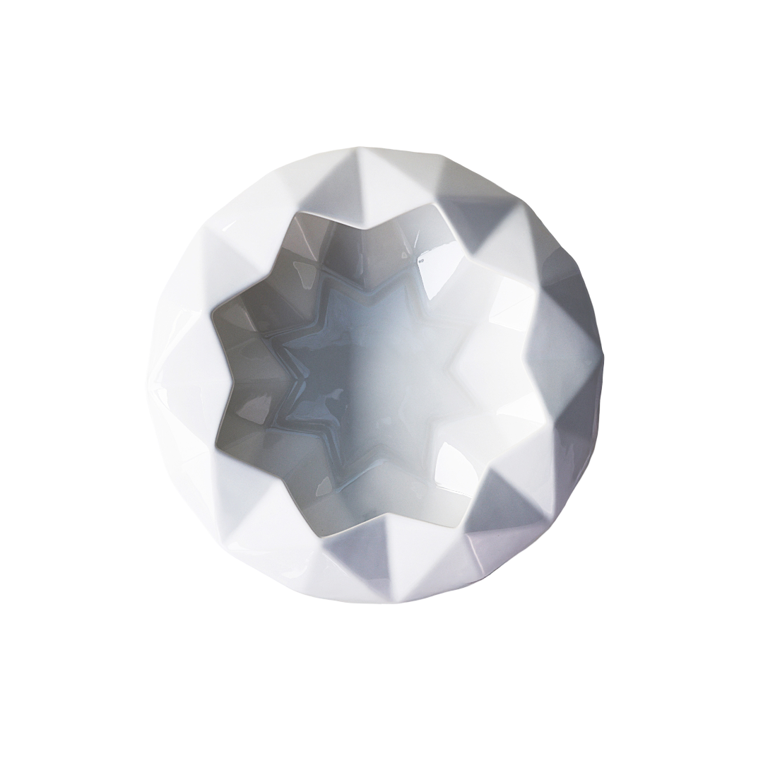 Diamond  Bowl – White