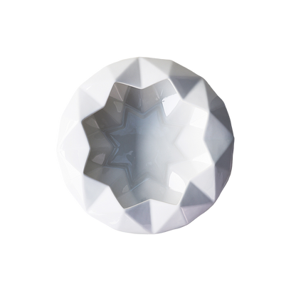 Diamond  Bowl – White