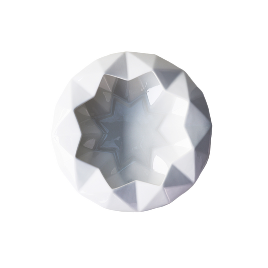 Diamond  Bowl – White