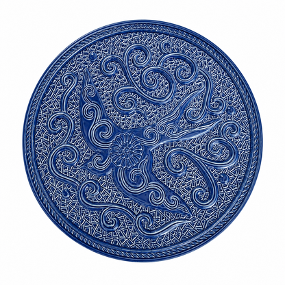 Blue Bird Motif Trivet