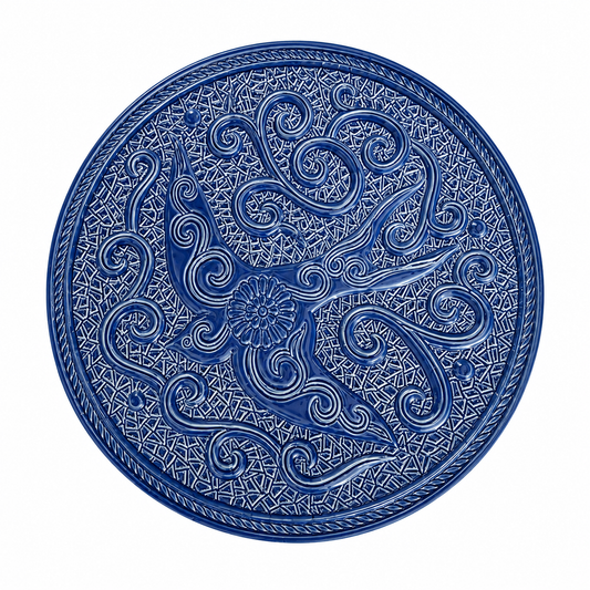 Blue Bird Motif Trivet
