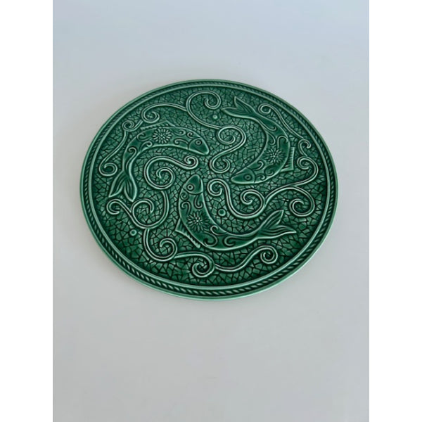 Green Fish Motif Trivet