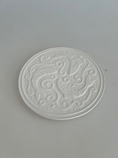 White Fish Motif Trivet