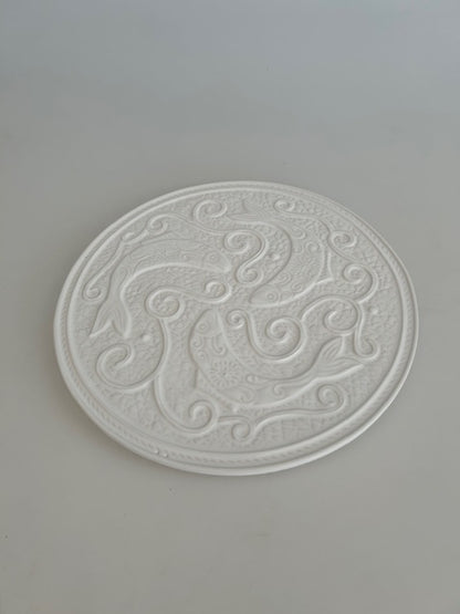 White Fish Motif Trivet