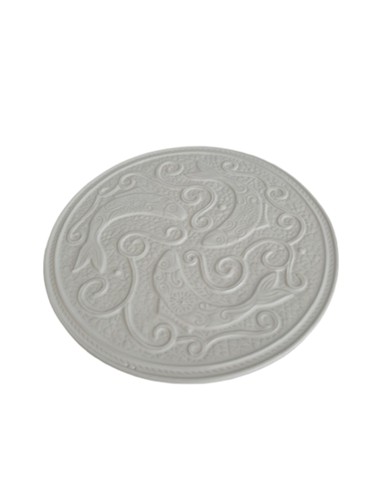 White Fish Motif Trivet