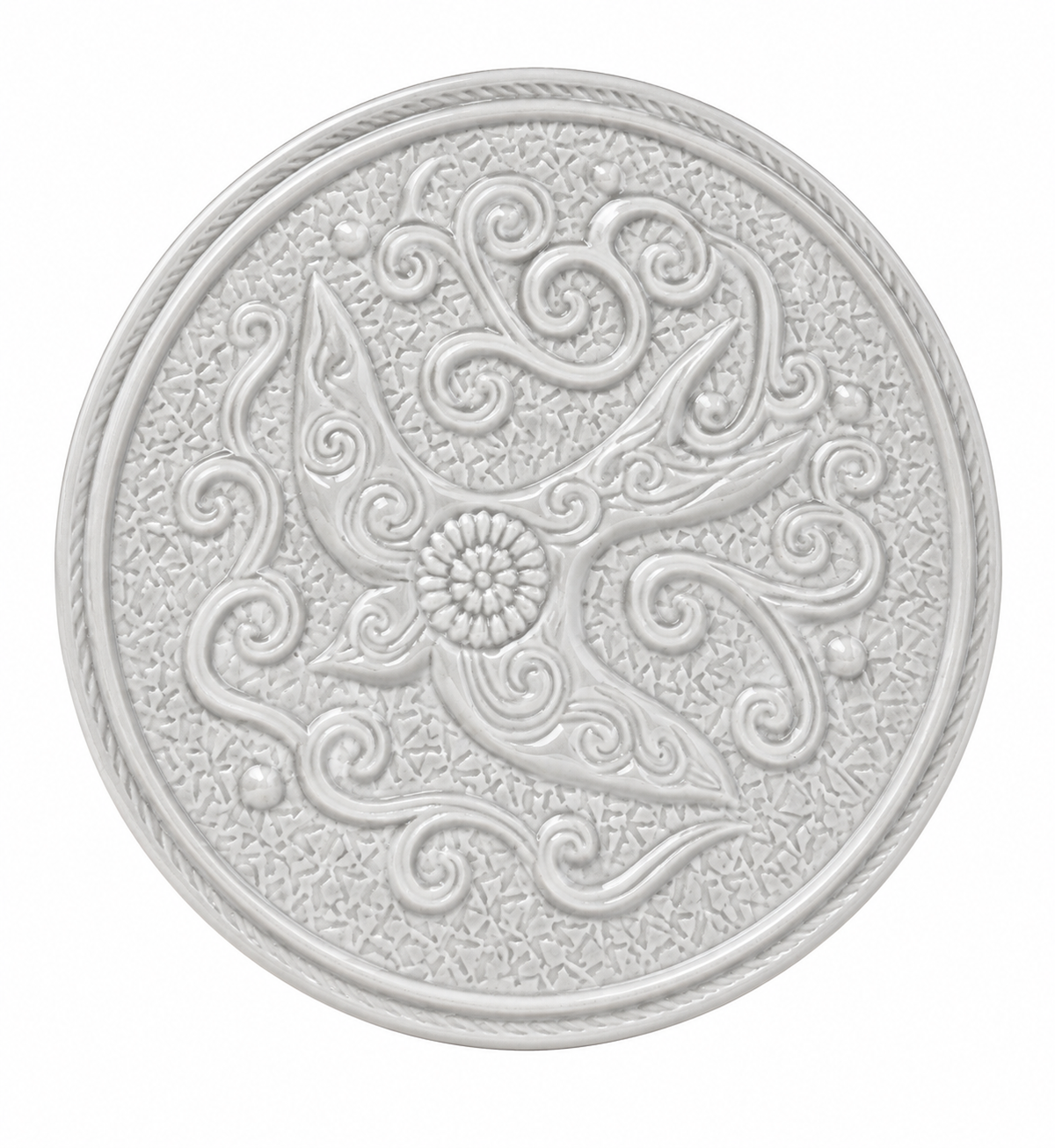 White Bird Motif Trivet