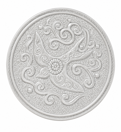 White Bird Motif Trivet