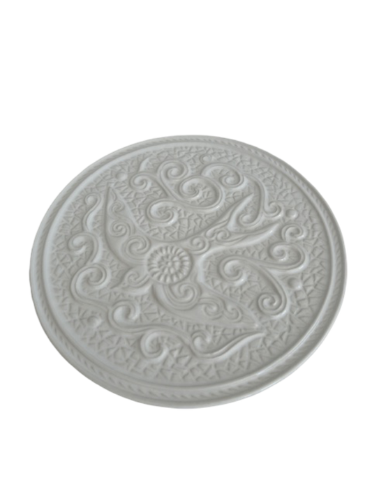 White Bird Motif Trivet
