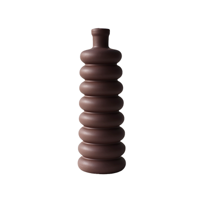 Ringed Glaze Vase – Tall Neck