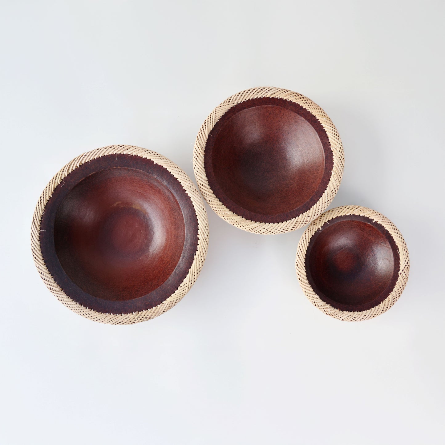 Terracotta Rattan Rim Bowl