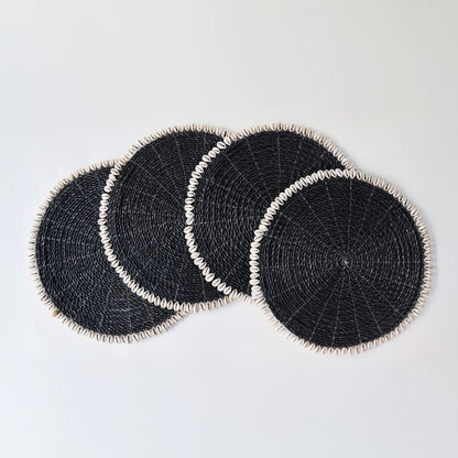 Coastline Shell Rattan Placemat