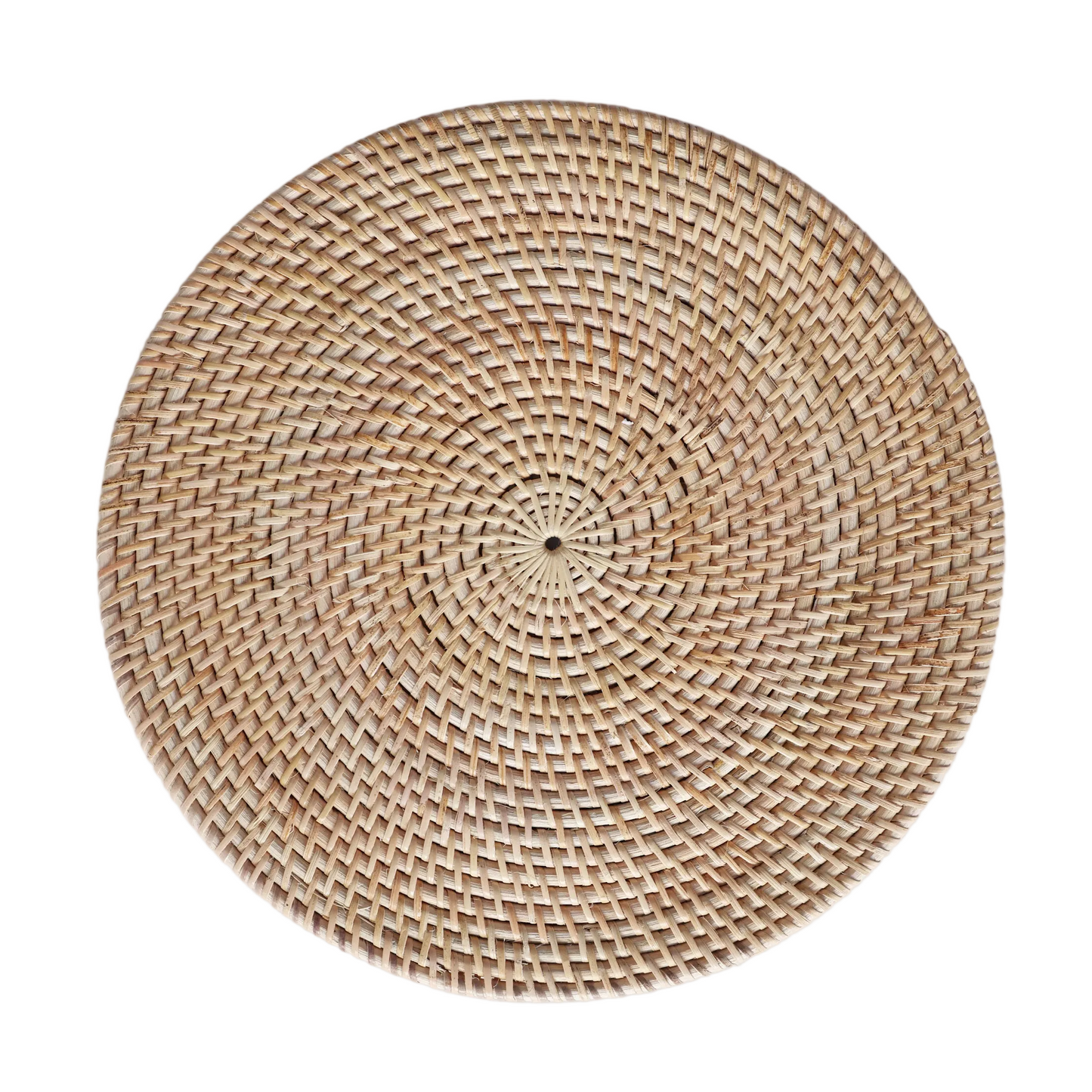 Ivory Woven Rattan Placemat