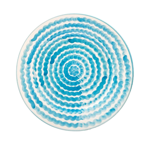 Dinner Plate - Ondas - Ocean Blue S/4