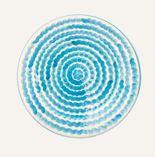 Dinner Plate - Ondas - Ocean Blue S/4