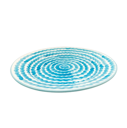 Side Plate, Set of 4 Ondas, Ocean Blue