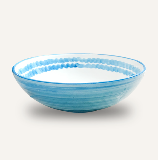 Salad Bowl -Ondas - Ocean Blue