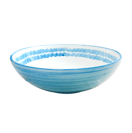 Salad Bowl -Ondas - Ocean Blue