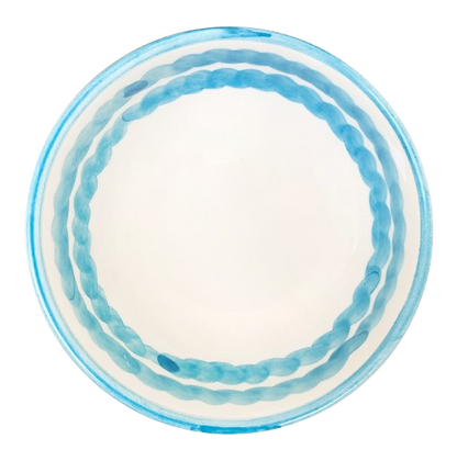 Tapas Bowl, Set of 4 Ondas, Ocean Blue