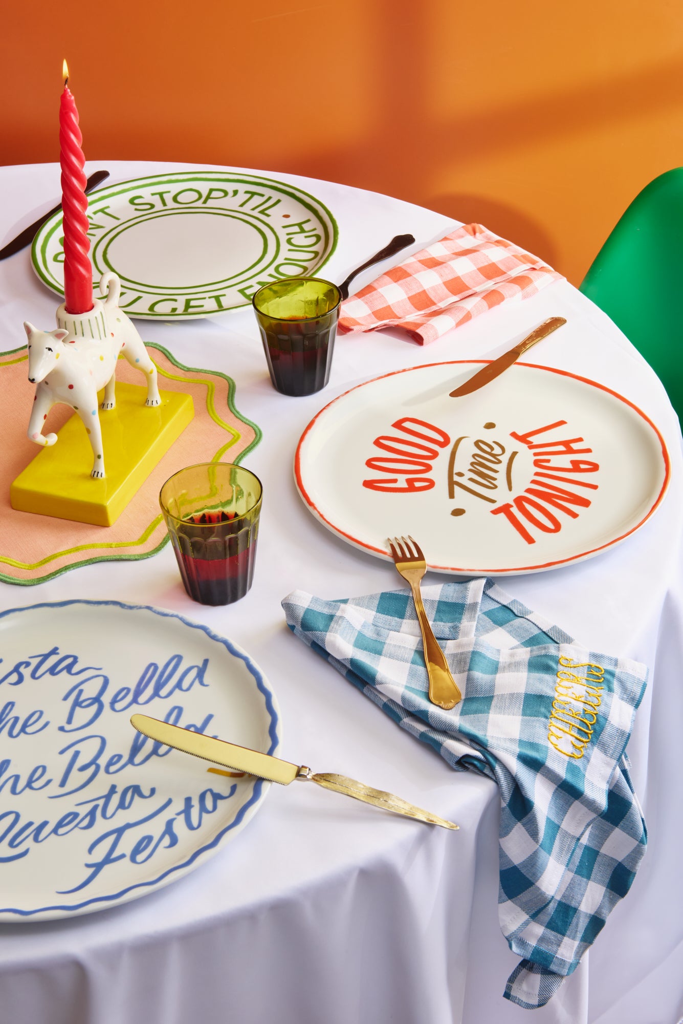 Good Tonight Pizza Plate