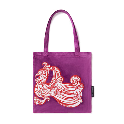 VELVET TOTE AND MINI BAG SET