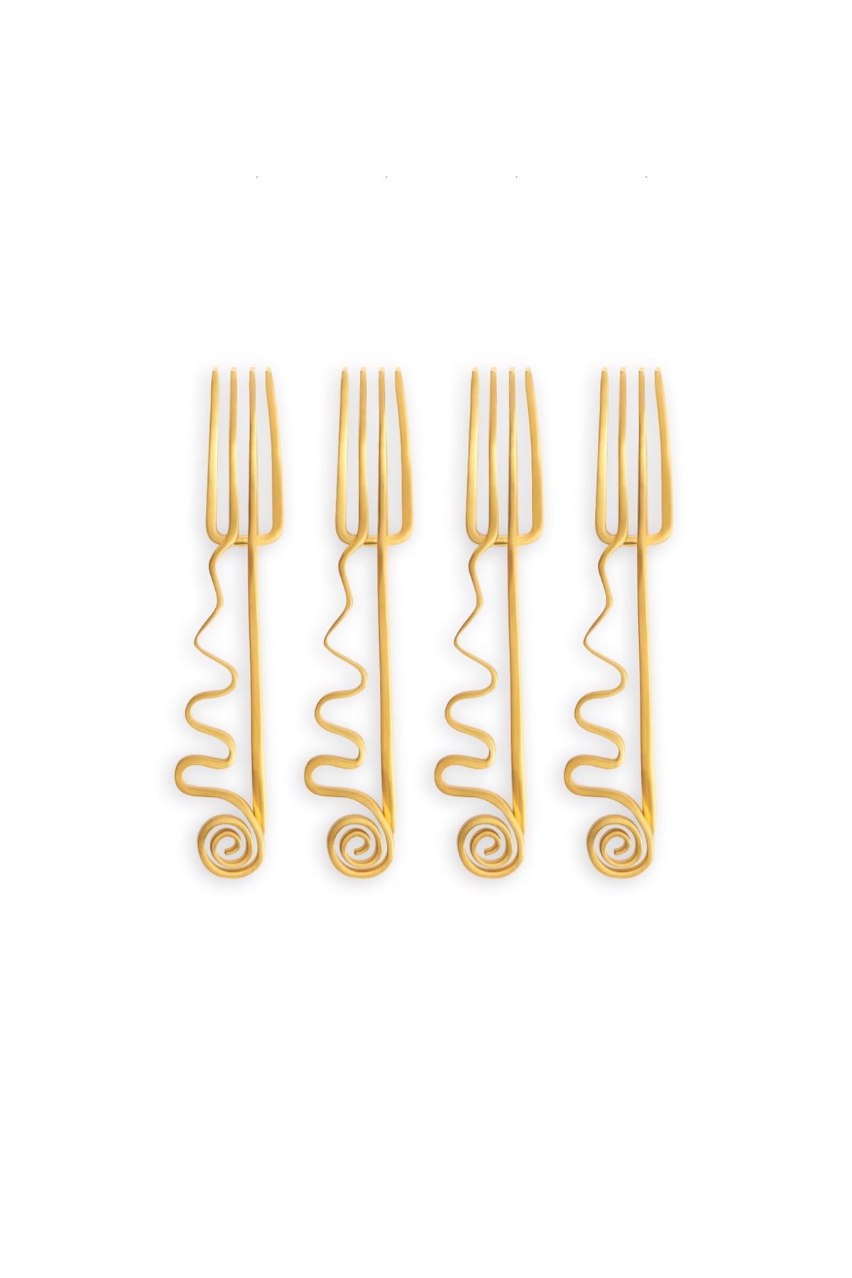 Spirale Cocktail Forks (Set of 4)