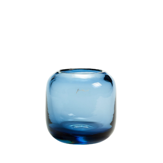 Corina Vase Hurricane Extra Small Dark Blue