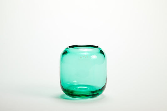Corina Vase Hurricane Extra Small  Dark Green