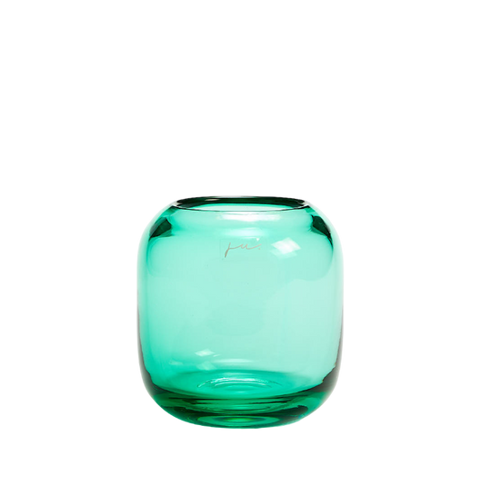 Corina Vase Hurricane Extra Small  Dark Green