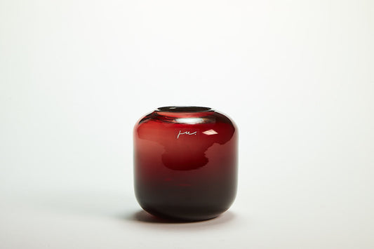 Corina Vase Hurricane Extra Small Red