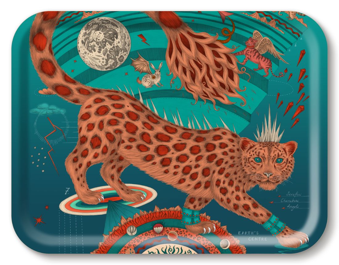 Emma J Shipley Snow leopard - Tray