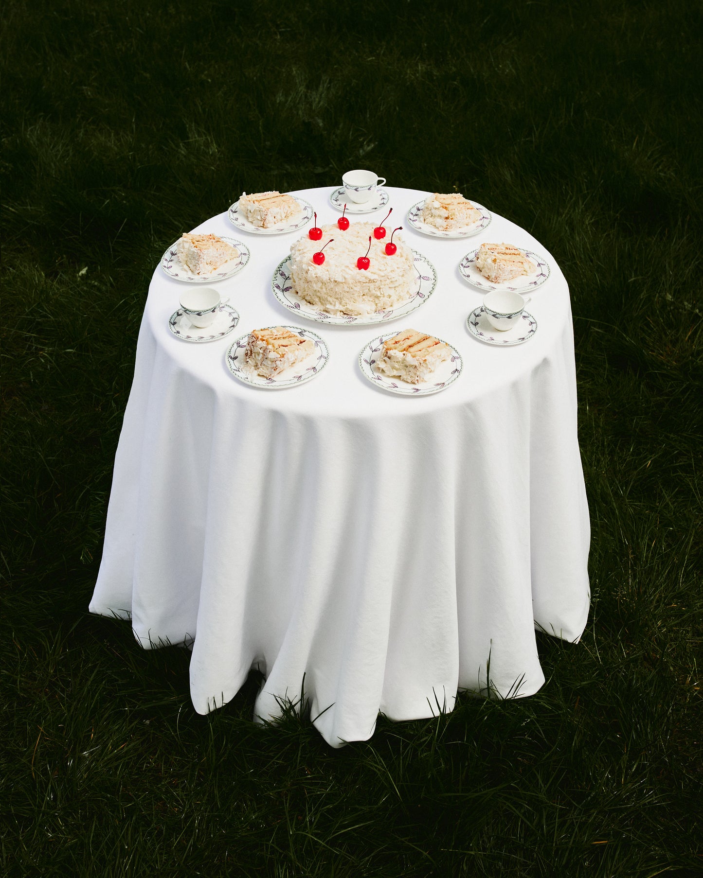 Blossom Milk Breakfast Plates  Set of 2