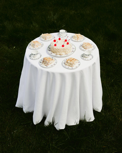 Blossom Milk Breakfast Plates  Set of 2