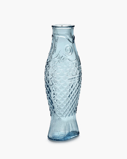 Fish & Fish Carafe Blue
