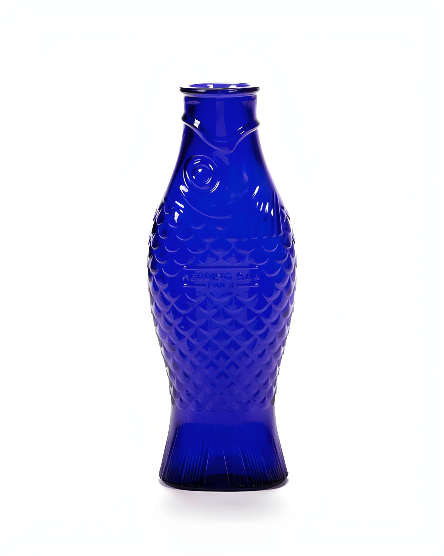 Fish & Fish Carafe Cobalt Blue