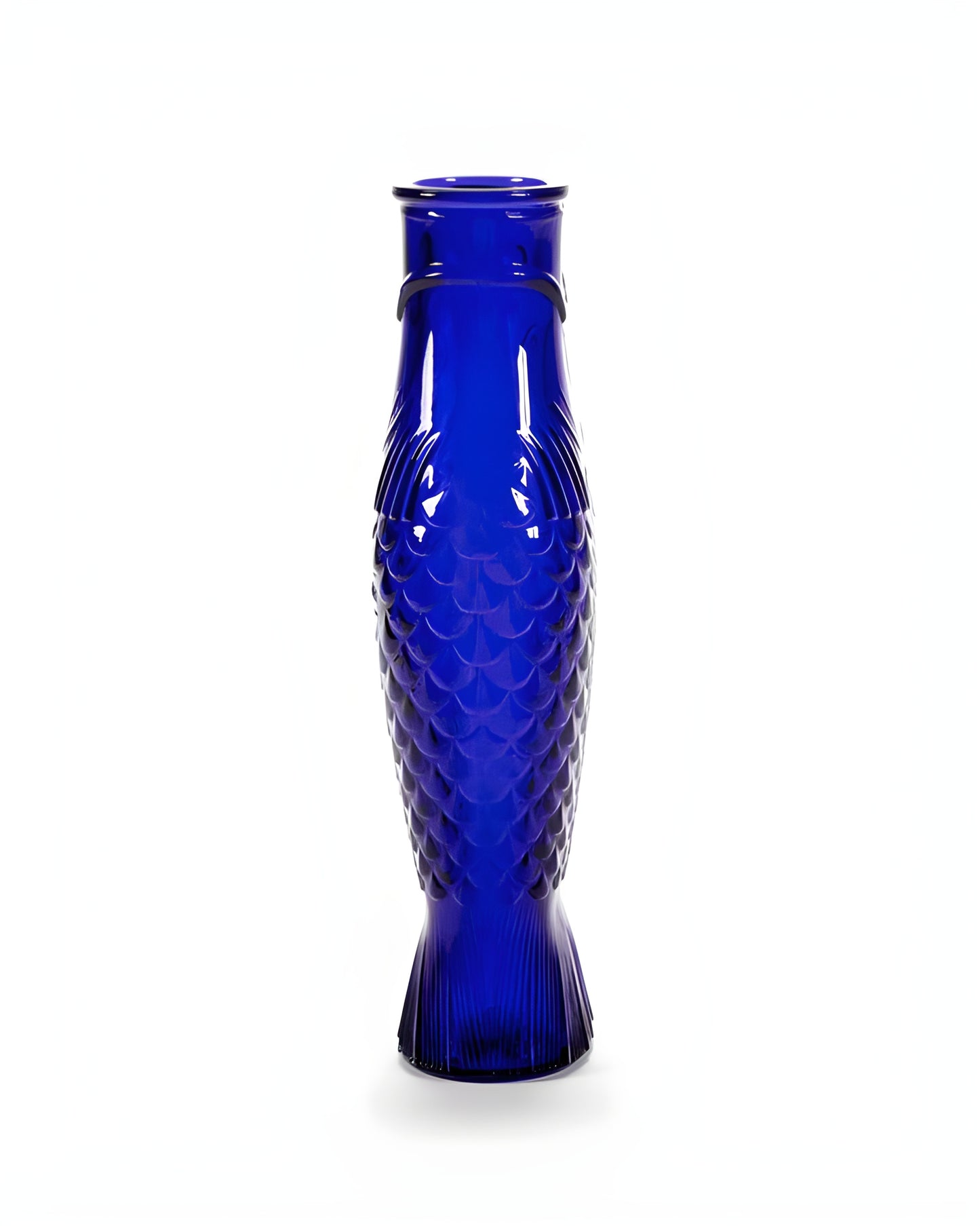 Fish & Fish Carafe Cobalt Blue