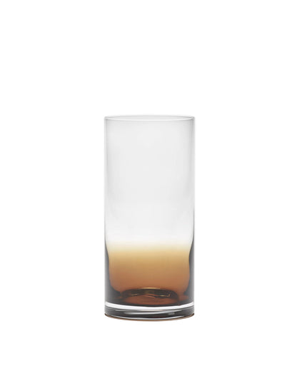 Zuma Longdrink Glasses Amber Set of 4