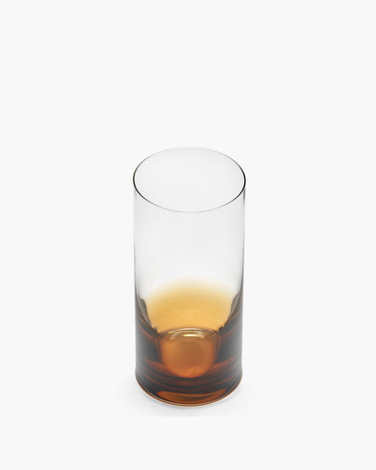 Zuma Longdrink Glasses Amber Set of 4