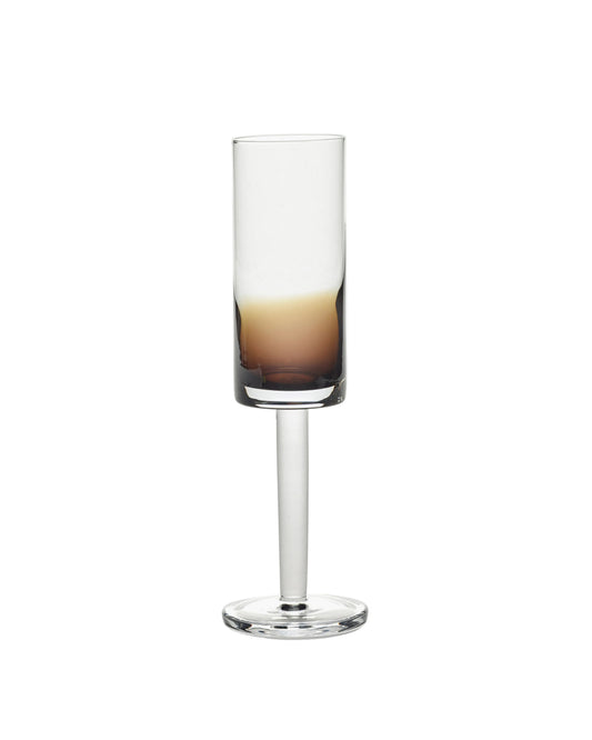 Zuma Champagne Glasses Amber Set of 4