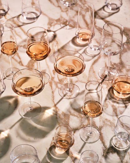 Dune Champagne Coupes Transparent Set of 4