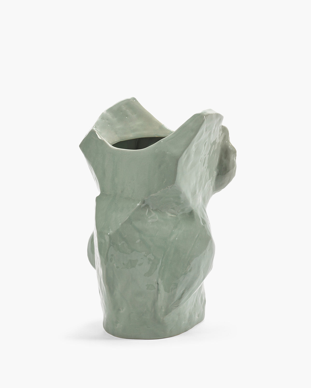 Owl Vase Light Blue