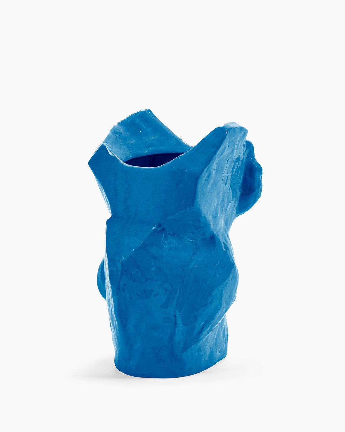 Owl Vase Blue