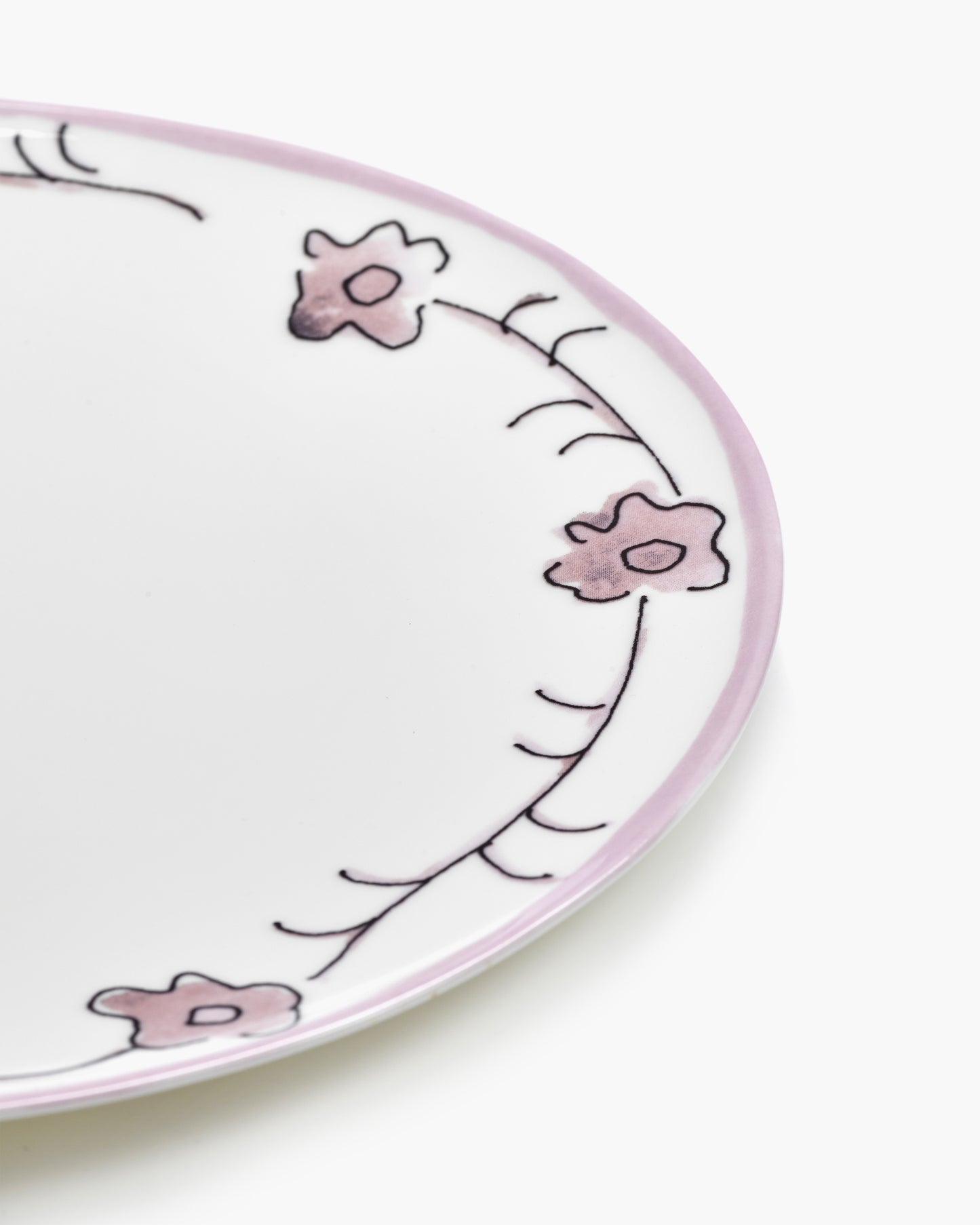 Dark Viola Bread Plates Set of 2