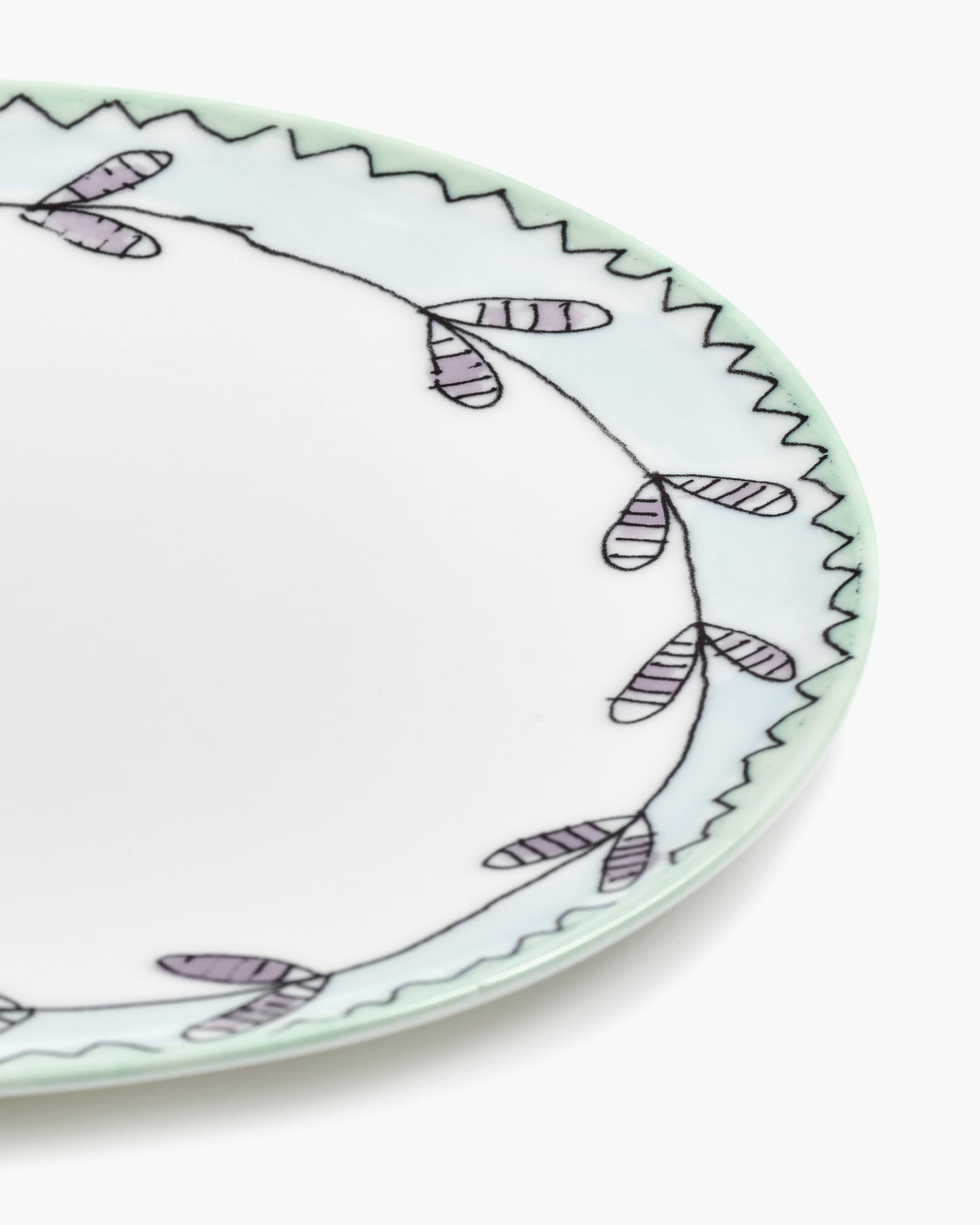 Blossom Milk  Bread Plates Set of 2