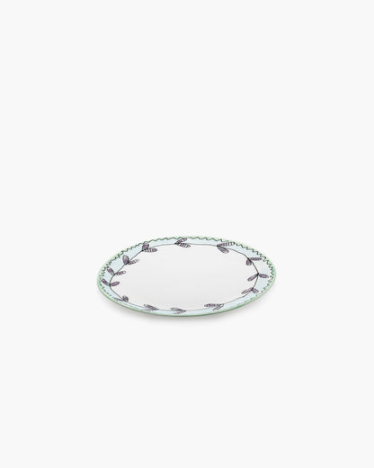 Blossom Milk Breakfast Plates  Set of 2