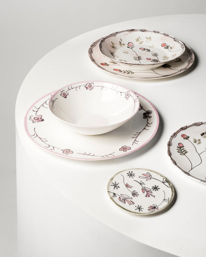 Dark Viola Dinner Plates Set of 2